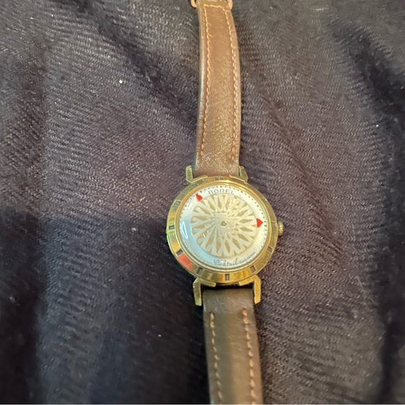 LADIES Vintage Kaleidoscope Ernest Borel Cocktail Swiss 17 Jewel Wrist Watch - Picture 15 of 15